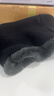 南极人毛线帽男保暖针织护耳冬加绒加厚包头套围脖帽子女N18M2519 黑色 实拍图