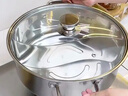 爱仕达ASD 火锅304不锈钢鸳鸯锅30CM火锅汤锅加厚电磁炉通用FS30A2WG 实拍图
