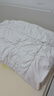富安娜 舒暖 纤维被子冬季被芯 双人冬厚被 约6.3斤 203*229cm 白色 实拍图