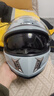 野马（YEMA）3C认证828S摩托车头盔男全盔冬季双镜片机车安全帽 四季通用 均码 松鼠灰+防雾贴片 实拍图