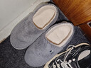 京东京造【厚底防滑】棉拖鞋男秋冬拖鞋室内居家毛拖保暖全包碳灰色44-45 实拍图