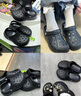CROCS卡骆驰洞洞鞋贝雅男鞋女鞋轻便耐磨一脚蹬拖鞋休闲鞋|10126 【预售】黑色-001 43 (270mm) 实拍图
