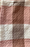 洁丽雅（Grace）家纺 绅士格纯棉加厚吸汗大枕巾 两条装 粉色 145g/条 80*50cm 实拍图