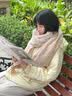 恒源祥100%纯羊毛空调披肩女士夏办公室披风女生围巾送妈妈实用生日礼物 实拍图
