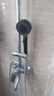 海立增压花洒喷头浴室洗澡淋浴头手持高加压莲蓬头黑色单头ZH241 实拍图