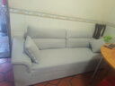佰芙美沙发客厅2025新款现代简约小户型三人位直排家用奶油风客厅沙发 雪尼尔棉麻-海绵版 三人位2.1米 实拍图