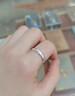 BJYLS999足银戒指女男素圈食指环小众开口纯银尾戒饰品实用礼物送女友 【999足银】极简素圈戒指-女款 实拍图