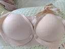 都市丽人文胸孕妇内衣怀孕期哺乳喂奶防走光产后前开扣无钢圈上托胸罩粉肤 实拍图