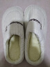 洁丽雅棉拖鞋女士秋冬季包跟室内家居家用情侣保暖防滑毛绒男士冬天棉鞋 浅绿 40-41 (适合39-40码) 实拍图