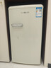 德姆勒（DEMULLER）98升单门冰箱家用客厅租房宿舍迷你小型冰箱化妆品网红高颜值复古冰箱冷藏冷冻节能静音 98升【芝士白】 实拍图