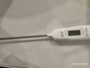 得力(deli)直插探针式温度计 厨房食品温度计油温计婴儿奶温计水温计电子温度计 白色8897 实拍图