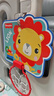 费雪（Fisher-Price）儿童玩具球10cm彩印球狮子+室内挂式投篮框 实拍图