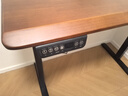 木藝生3cm高端实木电动升降桌电脑桌台式电竞桌子办公书桌可升降工作台 【升级线盒】双电机3cm实木胡桃色 120*60【免费送装】 实拍图