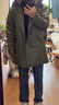 马登工装美式复古M51鱼尾风衣中长款连帽外套男军大衣派克服棉服秋冬 军绿色（版型较为宽松） L 实拍图