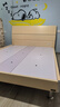 全友家居 双人床家用高脚床板式床现代简约原木风卧室1.5x2米政府补贴 实拍图