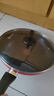 炊大皇平底锅不粘锅牛排煎蛋烙饼煎锅带盖28cm电磁炉通用中国红ZH28JG 实拍图