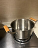 菲仕乐德国进口原装同款316不锈钢汤锅一体成型双耳蒸煮蒸锅炖锅电磁炉 316不锈钢汤锅 0cm 22cm - 316加高加厚汤锅 实拍图