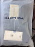 海澜之家（HLA）被套单件纯棉100%全棉被罩新疆棉150x200亲肤柔软舒适家用床罩 宝石蓝+浅灰 150*200cm 实拍图