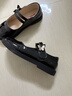 芭比童鞋女童春秋学生黑皮鞋女孩校园百搭演出皮鞋DA6561 黑色 35码 实拍图