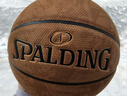 斯伯丁（SPALDING）篮球飞行员06十字型防尘吸湿皮料室内外通用7号成人青少年77-739Y 实拍图