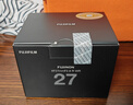 富士 （FUJIFILM） XF27mmF2.8 R WR饼干镜头 仅84克 适合旅拍 带上它说走就走 黑色 实拍图