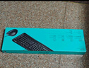 罗技（Logitech）MK120 键鼠套装 有线键鼠套装 办公键鼠套装 电脑键盘 USB即插即用 全尺寸 黑色 实拍图