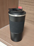 Vanow保温杯咖啡杯便携男女学生车载随手定制刻字水杯子 波旁黑 实拍图