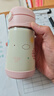 膳魔师（THERMOS）儿童吸管保温杯巧虎带杯套把手316L不锈钢超轻学生杯幼儿上学TCKC 实拍图
