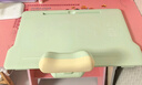 晨光（M&G）可调12°坐姿矫正器儿童小学生学习姿势纠正写字写作业防近视防低头书写桌面升级款软硅胶大垫板绿 实拍图