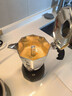 比乐蒂（Bialetti）【官方正品】摩卡壶 双阀高压手冲咖啡壶意式浓缩手动咖啡机送礼 4杯份+4.0电陶炉(深空灰) 170ml 实拍图
