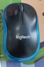 罗技（Logitech）M185鼠标 无线鼠标 办公鼠标 对称鼠标 黑色红边 带无线2.4G接收器 实拍图
