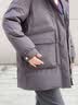 波司登服饰五折反季冬女加厚立领宽松中长款大毛领商场同款羽绒服 实拍图