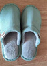 回力日系柔软情侣棉拖秋冬家居室内保暖棉鞋女款HL0006绿色38-39码 实拍图