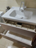 小米嘉美系列浴室柜陶瓷一体盆太空铝合金蜂窝铝洗手盆柜组合洗漱台洗脸台 70cm普通半封方镜+陶瓷一体盆 实拍图