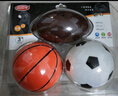 亚之杰玩具儿童球篮球足球宝宝皮球1-3岁婴儿拍拍球橄榄球套装生日节日礼物 实拍图