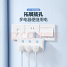 公牛（BULL）转换插头/品字形一转三插座/无线转换插座/电源转换器 适用卧室、厨房 3位分控开关插座 蓝白款 实拍图