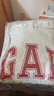 盖璞（GAP）女装2025秋季新款撞色Logo宽松抓绒套头连帽衫卫衣上衣792499 浅灰白 S (160/84A) 亚洲尺码 实拍图