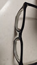 依视路（ESSILOR） 钻晶系列高清耐磨防蓝光近视超薄镜片专业配度数眼镜架男女镜框 TR90-全框-1156BK-黑色 镜框+依视路A4防蓝光1.60现片 实拍图