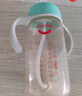 爱得利（evorie） 婴儿奶瓶6个月以上 宽口径带手柄带重力球PPSU奶瓶 300ml灰 实拍图