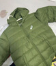 亚瑟士（asics）童装25年冬季儿童柔软舒适三防轻薄保暖羽绒服【高充绒量】 军绿色 清洁度1000-鸭绒 140 充绒量79g 实拍图