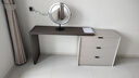 林氏家居意式可伸缩梳妆台卧室斗柜一体桌新款梳妆柜化妆凳书房桌子TW1E 妆台+三斗柜+A妆镜(带灯) 实拍图