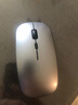 英菲克（INPHIC）M1无线鼠标可充电办公蓝牙三模电量显示静音便携适用于惠普华硕苹果IPAD笔记本电脑无限轻音 【无线-2.4G电量显示增强版】Ty-C充电金属灰 实拍图
