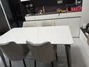 德利丰岩板餐桌家用意式极简现代简约长方形不锈钢餐桌小户型饭桌椅组合 【单餐桌】1.6米岩板长桌 实拍图