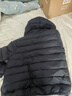 优衣库童装男女童PUFFTECH空气棉服可机洗连帽外套排骨棉服478123 09 黑色 120 实拍图