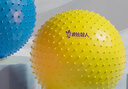 波比超人早教大龙球儿童前庭感统训练器材幼儿园瑜伽球成人家用颗粒玩具 柠檬黄65CM：亲肤材质加厚防爆 实拍图