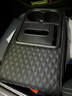 奥迪A5La4La6LQ3Q5车载多功能扶手储物收纳箱纸巾盒增高垫车用品 升级款五合一【经典黑】1个装 晒单实拍图