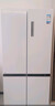 美的（Midea）508L十字门冰箱双系统双循环除菌净味大容量一级能效风冷无霜双变频BCD-508WSPZM(E)国家补贴 实拍图