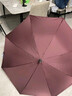 天堂 防风雨伞长柄 雨伞半自动男士商务伞超大伞面 酱红 实拍图