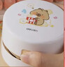 得力（deli）【得力卡通新品】卡皮巴拉桌面吸尘器 强吸力锂电款 迷你键盘除尘 橡皮屑清洁器 学生用品 BL146粉 实拍图