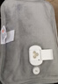 彩虹热水袋暖手宝充电暖宝宝暖水袋注水暖手袋热敷暖肚子暖脚 灰色 实拍图
